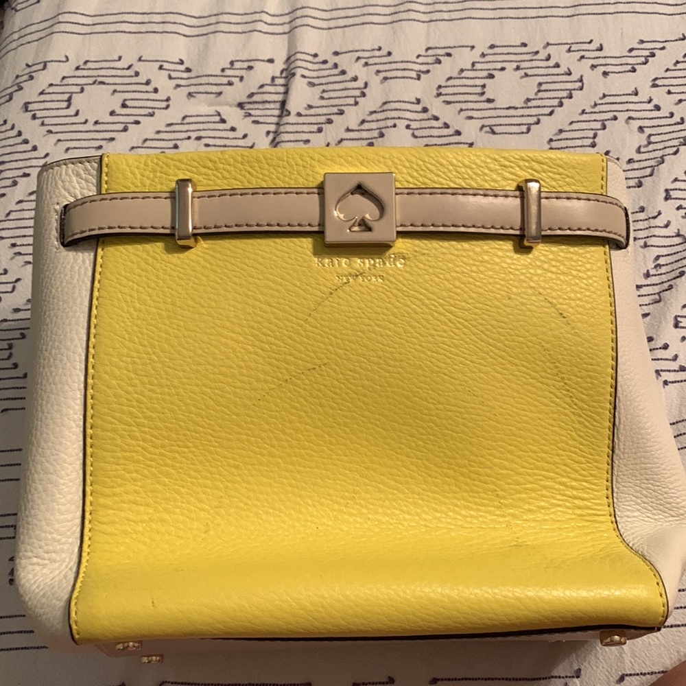 Kate spade white and yellow bag - Picture 2 of 5